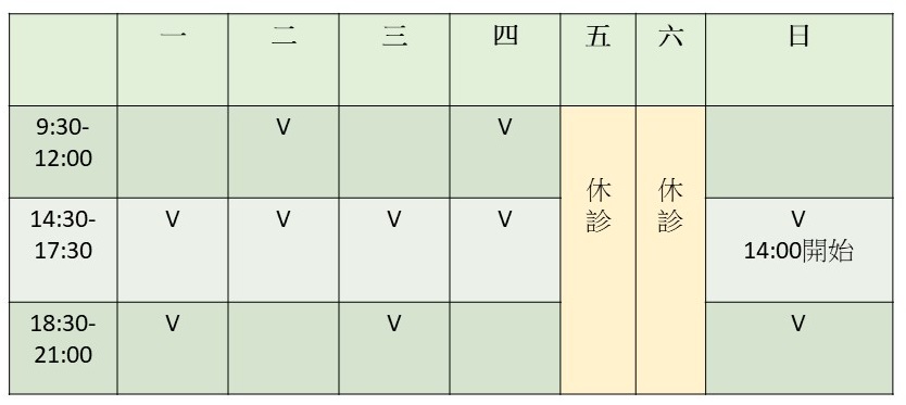 門診時間